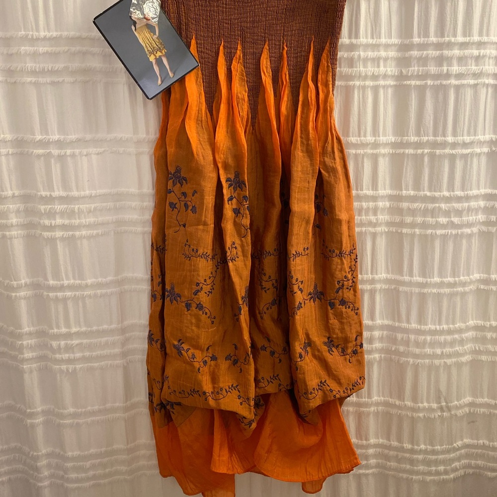 Fall🍁🍂In Love with This Silk Lapis Skirt/Dress